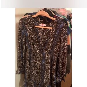 Buddy Love Black and White Speckled Dress